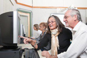 Older Workers Using Computers