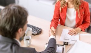 Employment Opportunities at LEAP: Woman conducting a job interview